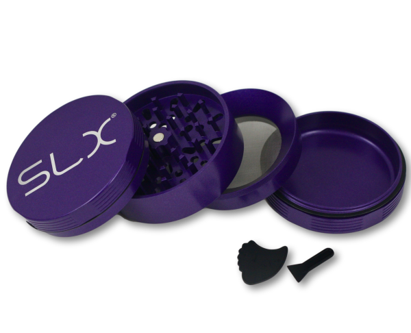 SLX Grinder Aluminium Non Sticky 88 mm, Purple Haze