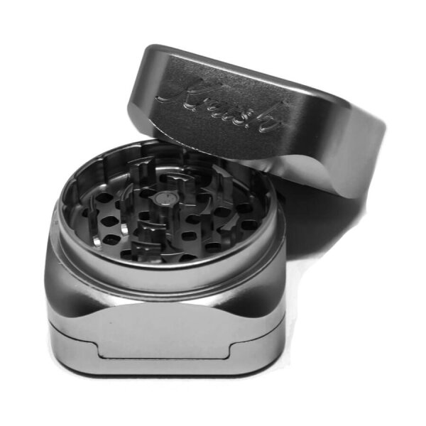 Krush Kube 3.0 Black Aluminium Grinder 3-teilig – 55mm