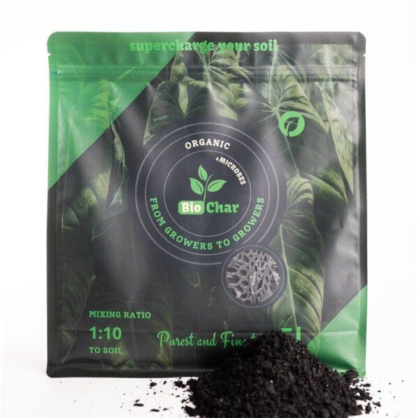 Organic Biochar+ Microbes 2l